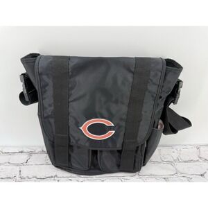 NFL Chicago Bears Diaper Changing Bag‎ Official License Black Logo